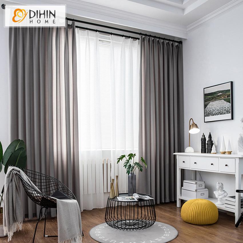 DIHIN HOME Modern Simple Grey Color Window Screening ,Sheer Curtain, Grommet Window Curtain for Living Room ,52x63-inch,1 Panel Roman Shades Curtains Window Blinds custom curtains blackout curtains curtains for living room sheer curtains curtain fabric linen curtains kitchen curtains velvet curtains pinch pleat curtains bay window curtains outdoor curtains pleated curtains floral curtains dining room curtains kitchen valances drapes for bedroom patio curtains nursery curtains grommet curtains