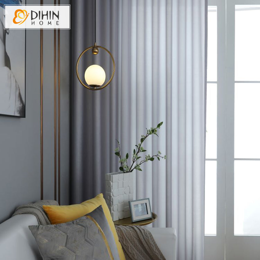 DIHIN HOME Modern Simple Grey Sheer Curtain,Grommet Window Curtain for Living Room ,52x63-inch,1 Panel Roman Shades Curtains Window Blinds custom curtains blackout curtains curtains for living room sheer curtains curtain fabric linen curtains kitchen curtains velvet curtains pinch pleat curtains bay window curtains outdoor curtains pleated curtains floral curtains dining room curtains kitchen valances drapes for bedroom patio curtains nursery curtains grommet curtains
