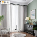 DIHIN HOME Modern Simple Light Grey Color Window Screening ,Sheer Curtain, Grommet Window Curtain for Living Room ,52x63-inch,1 Panel Roman Shades Curtains Window Blinds custom curtains blackout curtains curtains for living room sheer curtains curtain fabric linen curtains kitchen curtains velvet curtains pinch pleat curtains bay window curtains outdoor curtains pleated curtains floral curtains dining room curtains kitchen valances drapes for bedroom patio curtains nursery curtains grommet curtains