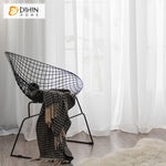 DIHIN HOME Modern Simple Solid White Color,Grommet Window Sheer Curtain for Living Room ,52x63-inch,1 Panel Roman Shades Curtains Window Blinds custom curtains blackout curtains curtains for living room sheer curtains curtain fabric linen curtains kitchen curtains velvet curtains pinch pleat curtains bay window curtains outdoor curtains pleated curtains floral curtains dining room curtains kitchen valances drapes for bedroom patio curtains nursery curtains grommet curtains