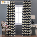 DIHIN HOME Modern Simple Striped Curtains，Blackout Grommet Window Curtain for Living Room ,52x63-inch,1 Panel Roman Shades Curtains Window Blinds custom curtains blackout curtains curtains for living room sheer curtains curtain fabric linen curtains kitchen curtains velvet curtains pinch pleat curtains bay window curtains outdoor curtains pleated curtains floral curtains dining room curtains kitchen valances drapes for bedroom patio curtains nursery curtains grommet curtains
