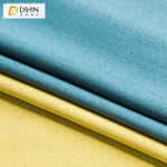 DIHIN HOME Modern Simple Style Blue and Yellow Spliced Curtain With Valance ,Blackout Curtains Grommet Window Curtain for Living Room ,52x84-inch,1 Panel Roman Shades Window Curtains Curtains Window Blinds Curtains Drapes linen drapery curtains and drapes windows drapes custom curtains blackout curtains curtains for living room window shades sheer curtains curtain fabric window treatments custom drapery