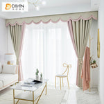 DIHIN HOME Modern Simple Style Spliced Curtain With Valance ,Blackout Curtains Grommet Window Curtain for Living Room ,52x84-inch,1 Panel Roman Shades Curtains Window Blinds custom curtains blackout curtains curtains for living room sheer curtains curtain fabric linen curtains kitchen curtains velvet curtains pinch pleat curtains bay window curtains outdoor curtains pleated curtains floral curtains dining room curtains kitchen valances drapes for bedroom patio curtains nursery curtains grommet curtains