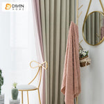 DIHIN HOME Modern Simple Style Spliced Curtain With Valance ,Blackout Curtains Grommet Window Curtain for Living Room ,52x84-inch,1 Panel Roman Shades Curtains Window Blinds custom curtains blackout curtains curtains for living room sheer curtains curtain fabric linen curtains kitchen curtains velvet curtains pinch pleat curtains bay window curtains outdoor curtains pleated curtains floral curtains dining room curtains kitchen valances drapes for bedroom patio curtains nursery curtains grommet curtains