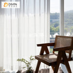 DIHIN HOME Modern Simple White Color,Sheer Curtain,Grommet Window Curtain for Living Room ,52x63-inch,1 Panel Roman Shades Curtains Window Blinds custom curtains blackout curtains curtains for living room sheer curtains curtain fabric linen curtains kitchen curtains velvet curtains pinch pleat curtains bay window curtains outdoor curtains pleated curtains floral curtains dining room curtains kitchen valances drapes for bedroom patio curtains nursery curtains grommet curtains