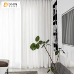 DIHIN HOME Modern Simple White Sheer Curtain,Grommet Window Curtain for Living Room ,52x63-inch,1 Panel Roman Shades Curtains Window Blinds custom curtains blackout curtains curtains for living room sheer curtains curtain fabric linen curtains kitchen curtains velvet curtains pinch pleat curtains bay window curtains outdoor curtains pleated curtains floral curtains dining room curtains kitchen valances drapes for bedroom patio curtains nursery curtains grommet curtains