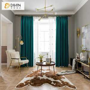 DIHIN HOME Modern Smooth Fabric Luxury Curtain,Blackout Grommet Window Curtain for Living Room ,52x63-inch,1 Panel Roman Shades Curtains Window Blinds custom curtains blackout curtains curtains for living room sheer curtains curtain fabric linen curtains kitchen curtains velvet curtains pinch pleat curtains bay window curtains outdoor curtains pleated curtains floral curtains dining room curtains kitchen valances drapes for bedroom patio curtains nursery curtains grommet curtains