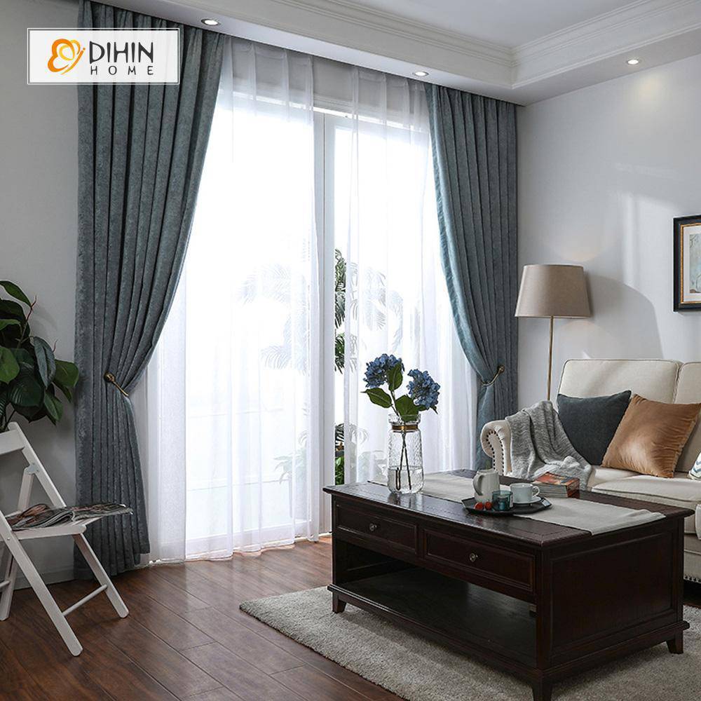 DIHIN HOME  Modern Soft Pure Color Window Shade ,Velvet Fabric ,Blackout Grommet Window Curtain for Living Room ,52x63-inch,1 Panel Roman Shades Curtains Window Blinds custom curtains blackout curtains curtains for living room sheer curtains curtain fabric linen curtains kitchen curtains velvet curtains pinch pleat curtains bay window curtains outdoor curtains pleated curtains floral curtains dining room curtains kitchen valances drapes for bedroom patio curtains nursery curtains grommet curtains
