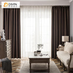 DIHIN HOME Modern Solid Coffee Printed,Blackout Grommet Window Curtain for Living Room ,52x63-inch,1 Panel Roman Shades Curtains Window Blinds custom curtains blackout curtains curtains for living room sheer curtains curtain fabric linen curtains kitchen curtains velvet curtains pinch pleat curtains bay window curtains outdoor curtains pleated curtains floral curtains dining room curtains kitchen valances drapes for bedroom patio curtains nursery curtains grommet curtains