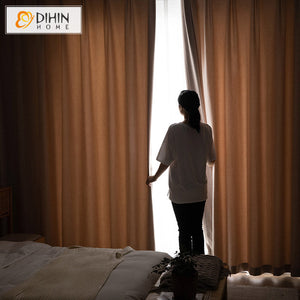 DIHIN HOME Modern Solid Color Cotton Linen Cloth,Blackout Grommet Window Curtain for Living Room ,52x63-inch,1 Panel Roman Shades Curtains Window Blinds custom curtains blackout curtains curtains for living room sheer curtains curtain fabric linen curtains kitchen curtains velvet curtains pinch pleat curtains bay window curtains outdoor curtains pleated curtains floral curtains dining room curtains kitchen valances drapes for bedroom patio curtains nursery curtains grommet curtains