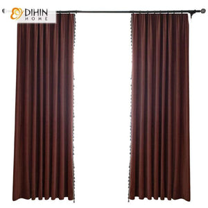 DIHIN HOME Modern Solid Color Curtains,Blackout Grommet Window Curtain for Living Room ,52x63-inch,1 Panel Roman Shades Curtains Window Blinds custom curtains blackout curtains curtains for living room sheer curtains curtain fabric linen curtains kitchen curtains velvet curtains pinch pleat curtains bay window curtains outdoor curtains pleated curtains floral curtains dining room curtains kitchen valances drapes for bedroom patio curtains nursery curtains grommet curtains