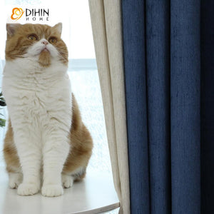 DIHIN HOME Modern Spliced Curtain High Quality Valance ,Blackout Curtains Grommet Window Curtain for Living Room ,52x84-inch,1 Panel Roman Shades Curtains Window Blinds custom curtains blackout curtains curtains for living room sheer curtains curtain fabric linen curtains kitchen curtains velvet curtains pinch pleat curtains bay window curtains outdoor curtains pleated curtains floral curtains dining room curtains kitchen valances drapes for bedroom patio curtains nursery curtains grommet curtains