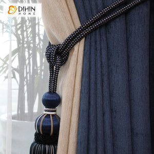 DIHIN HOME Modern Spliced Curtain High Quality Valance ,Blackout Curtains Grommet Window Curtain for Living Room ,52x84-inch,1 Panel Roman Shades Curtains Window Blinds custom curtains blackout curtains curtains for living room sheer curtains curtain fabric linen curtains kitchen curtains velvet curtains pinch pleat curtains bay window curtains outdoor curtains pleated curtains floral curtains dining room curtains kitchen valances drapes for bedroom patio curtains nursery curtains grommet curtains