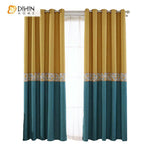 DIHIN HOME Modern Spliced Geometric Blackout Curtain,Blackout Grommet Window Curtain for Living Room ,52x63-inch,1 Panel Roman Shades Curtains Window Blinds custom curtains blackout curtains curtains for living room sheer curtains curtain fabric linen curtains kitchen curtains velvet curtains pinch pleat curtains bay window curtains outdoor curtains pleated curtains floral curtains dining room curtains kitchen valances drapes for bedroom patio curtains nursery curtains grommet curtains