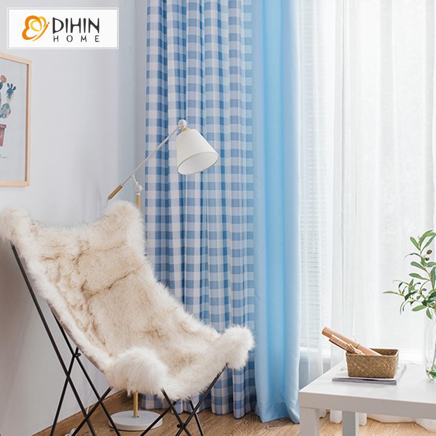 DIHIN HOME Modern Stripe Spliced Curtains,Blackout Grommet Window Curtain for Living Room ,52x63-inch,1 Panel Roman Shades Curtains Window Blinds custom curtains blackout curtains curtains for living room sheer curtains curtain fabric linen curtains kitchen curtains velvet curtains pinch pleat curtains bay window curtains outdoor curtains pleated curtains floral curtains dining room curtains kitchen valances drapes for bedroom patio curtains nursery curtains grommet curtains