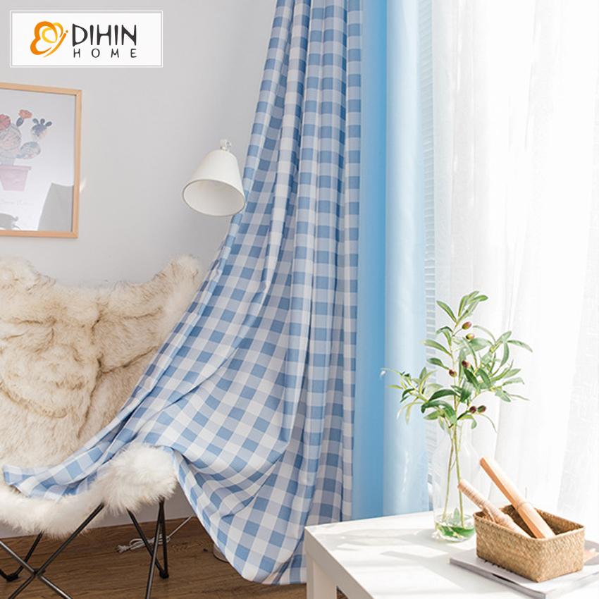 DIHIN HOME Modern Stripe Spliced Curtains,Blackout Grommet Window Curtain for Living Room ,52x63-inch,1 Panel Roman Shades Curtains Window Blinds custom curtains blackout curtains curtains for living room sheer curtains curtain fabric linen curtains kitchen curtains velvet curtains pinch pleat curtains bay window curtains outdoor curtains pleated curtains floral curtains dining room curtains kitchen valances drapes for bedroom patio curtains nursery curtains grommet curtains