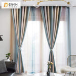DIHIN HOME Modern Striped Colorful Curtains,Blackout Grommet Window Curtain for Living Room ,52x63-inch,1 Panel Roman Shades Curtains Window Blinds custom curtains blackout curtains curtains for living room sheer curtains curtain fabric linen curtains kitchen curtains velvet curtains pinch pleat curtains bay window curtains outdoor curtains pleated curtains floral curtains dining room curtains kitchen valances drapes for bedroom patio curtains nursery curtains grommet curtains