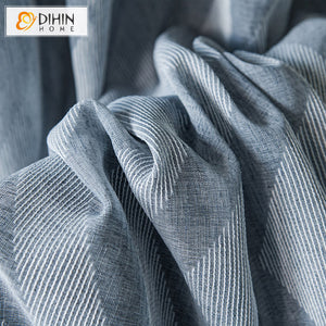 DIHIN HOME Modern Striped Sheer Curtain,Grommet Window Curtain for Living Room,52x63-inch,1 Panel Roman Shades Curtains Window Blinds custom curtains blackout curtains curtains for living room sheer curtains curtain fabric linen curtains kitchen curtains velvet curtains pinch pleat curtains bay window curtains outdoor curtains pleated curtains floral curtains dining room curtains kitchen valances drapes for bedroom patio curtains nursery curtains grommet curtains