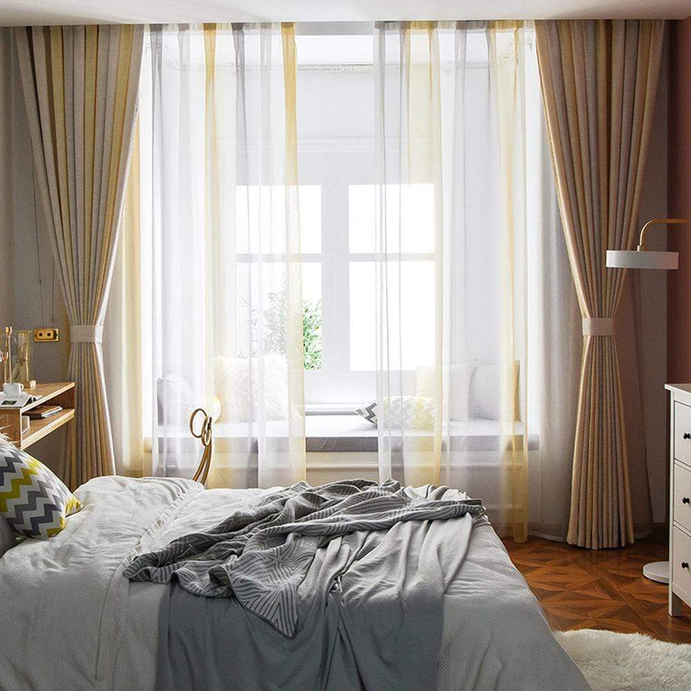 DIHIN HOME Modern Stripes Curtains，Blackout Grommet Window Curtain for Living Room ,52x63-inch,1 Paneloom,1 Panel Roman Shades Curtains Window Blinds custom curtains blackout curtains curtains for living room sheer curtains curtain fabric linen curtains kitchen curtains velvet curtains pinch pleat curtains bay window curtains outdoor curtains pleated curtains floral curtains dining room curtains kitchen valances drapes for bedroom patio curtains nursery curtains grommet curtains