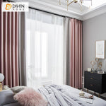 DIHIN HOME Modern Sweet Pink Houndstooth Embroidered,Blackout Grommet Window Curtain for Living Room ,52x63-inch,1 Panel Roman Shades Curtains Window Blinds custom curtains blackout curtains curtains for living room sheer curtains curtain fabric linen curtains kitchen curtains velvet curtains pinch pleat curtains bay window curtains outdoor curtains pleated curtains floral curtains dining room curtains kitchen valances drapes for bedroom patio curtains nursery curtains grommet curtains