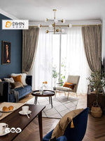 DIHIN HOME Modern Thick Fabric Luxury Curtain,Blackout Curtains Grommet Window Curtain for Living Room ,52x90-inch,1 Panel Roman Shades Curtains Window Blinds custom curtains blackout curtains curtains for living room sheer curtains curtain fabric linen curtains kitchen curtains velvet curtains pinch pleat curtains bay window curtains outdoor curtains pleated curtains floral curtains dining room curtains kitchen valances drapes for bedroom patio curtains nursery curtains grommet curtains