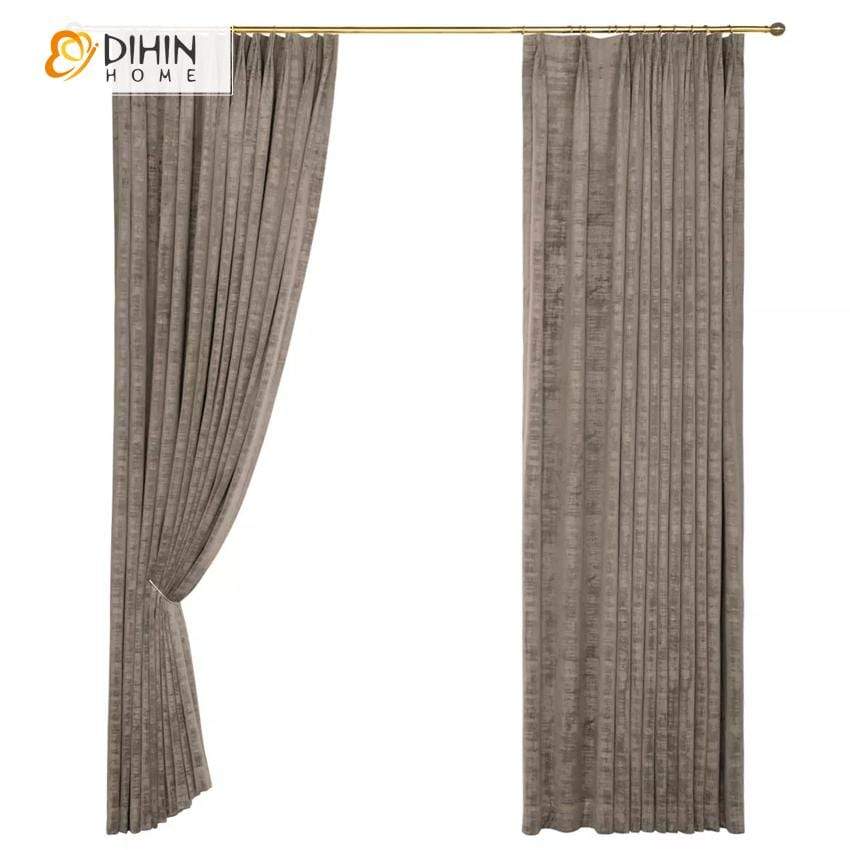 DIHIN HOME Modern Thick Fabric Luxury Curtain,Blackout Curtains Grommet Window Curtain for Living Room ,52x90-inch,1 Panel Roman Shades Curtains Window Blinds custom curtains blackout curtains curtains for living room sheer curtains curtain fabric linen curtains kitchen curtains velvet curtains pinch pleat curtains bay window curtains outdoor curtains pleated curtains floral curtains dining room curtains kitchen valances drapes for bedroom patio curtains nursery curtains grommet curtains