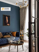 DIHIN HOME Modern Thick Fabric Luxury Curtain,Blackout Curtains Grommet Window Curtain for Living Room ,52x90-inch,1 Panel Roman Shades Curtains Window Blinds custom curtains blackout curtains curtains for living room sheer curtains curtain fabric linen curtains kitchen curtains velvet curtains pinch pleat curtains bay window curtains outdoor curtains pleated curtains floral curtains dining room curtains kitchen valances drapes for bedroom patio curtains nursery curtains grommet curtains