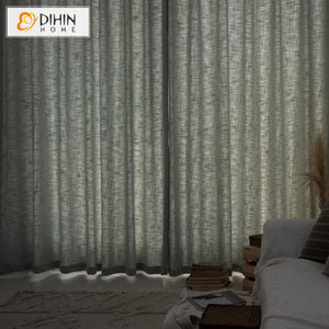 DIHIN HOME Modern Thickened Cotton Linen Grey Blue Curtains,Blackout Grommet Window Curtain for Living Room ,52x63-inch,1 Panel Roman Shades Curtains Window Blinds custom curtains blackout curtains curtains for living room sheer curtains curtain fabric linen curtains kitchen curtains velvet curtains pinch pleat curtains bay window curtains outdoor curtains pleated curtains floral curtains dining room curtains kitchen valances drapes for bedroom patio curtains nursery curtains grommet curtains