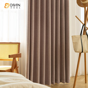 DIHIN HOME Modern Thickening Coffee Color,Blackout Grommet Window Curtain for Living Room ,52x63-inch,1 Panel Roman Shades Curtains Window Blinds custom curtains blackout curtains curtains for living room sheer curtains curtain fabric linen curtains kitchen curtains velvet curtains pinch pleat curtains bay window curtains outdoor curtains pleated curtains floral curtains dining room curtains kitchen valances drapes for bedroom patio curtains nursery curtains grommet curtains