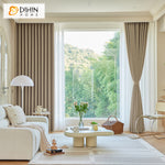 DIHIN HOME Modern Thickening Solid Beige Jacquard,Blackout Grommet Window Curtain for Living Room ,52x63-inch,1 Panel Roman Shades Curtains Window Blinds custom curtains blackout curtains curtains for living room sheer curtains curtain fabric linen curtains kitchen curtains velvet curtains pinch pleat curtains bay window curtains outdoor curtains pleated curtains floral curtains dining room curtains kitchen valances drapes for bedroom patio curtains nursery curtains grommet curtains