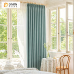 DIHIN HOME Modern Thickening Solid Blue Jacquard,Blackout Grommet Window Curtain for Living Room ,52x63-inch,1 Panel Roman Shades Curtains Window Blinds custom curtains blackout curtains curtains for living room sheer curtains curtain fabric linen curtains kitchen curtains velvet curtains pinch pleat curtains bay window curtains outdoor curtains pleated curtains floral curtains dining room curtains kitchen valances drapes for bedroom patio curtains nursery curtains grommet curtains