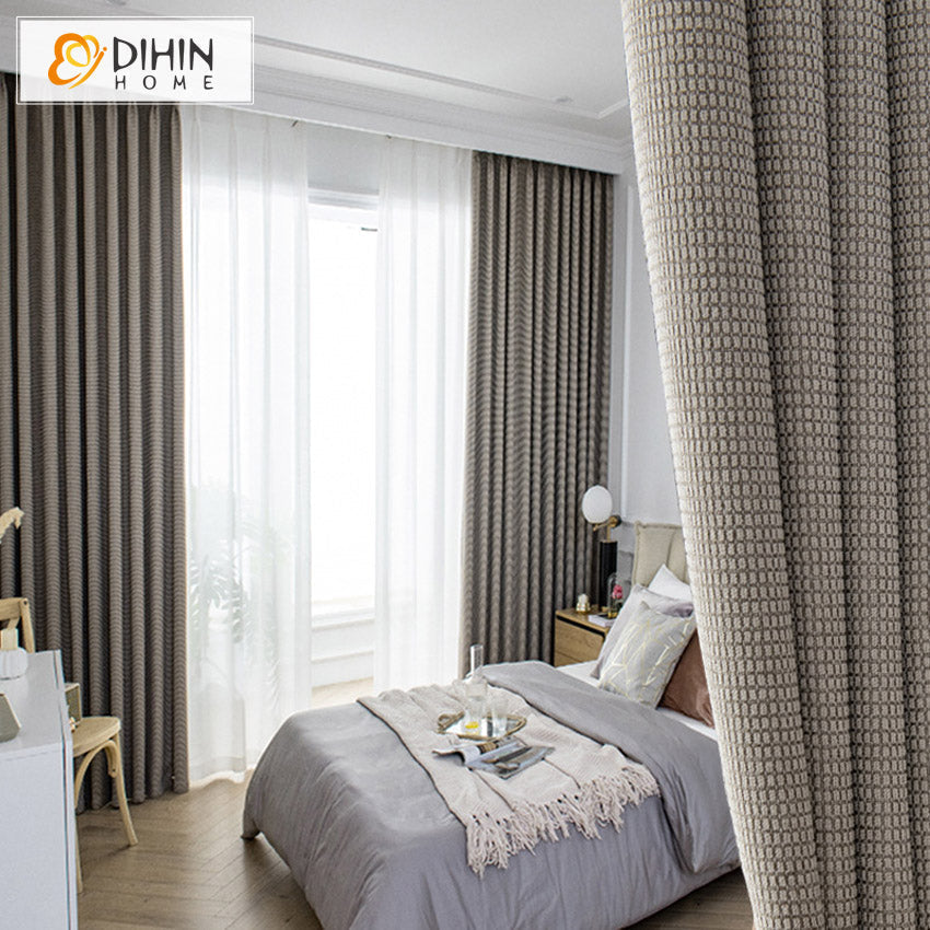 DIHIN HOME Modern Thickness Fabric,Blackout Curtains Grommet Window Curtain for Living Room,52x63-inch,1 Panel Roman Shades Curtains Window Blinds custom curtains blackout curtains curtains for living room sheer curtains curtain fabric linen curtains kitchen curtains velvet curtains pinch pleat curtains bay window curtains outdoor curtains pleated curtains floral curtains dining room curtains kitchen valances drapes for bedroom patio curtains nursery curtains grommet curtains