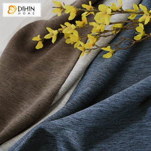 DIHIN HOME Modern Three Colors Thick Fabric,Blackout Grommet Window Curtain for Living Room ,52x63-inch,1 Panel Roman Shades Curtains Window Blinds custom curtains blackout curtains curtains for living room sheer curtains curtain fabric linen curtains kitchen curtains velvet curtains pinch pleat curtains bay window curtains outdoor curtains pleated curtains floral curtains dining room curtains kitchen valances drapes for bedroom patio curtains nursery curtains grommet curtains