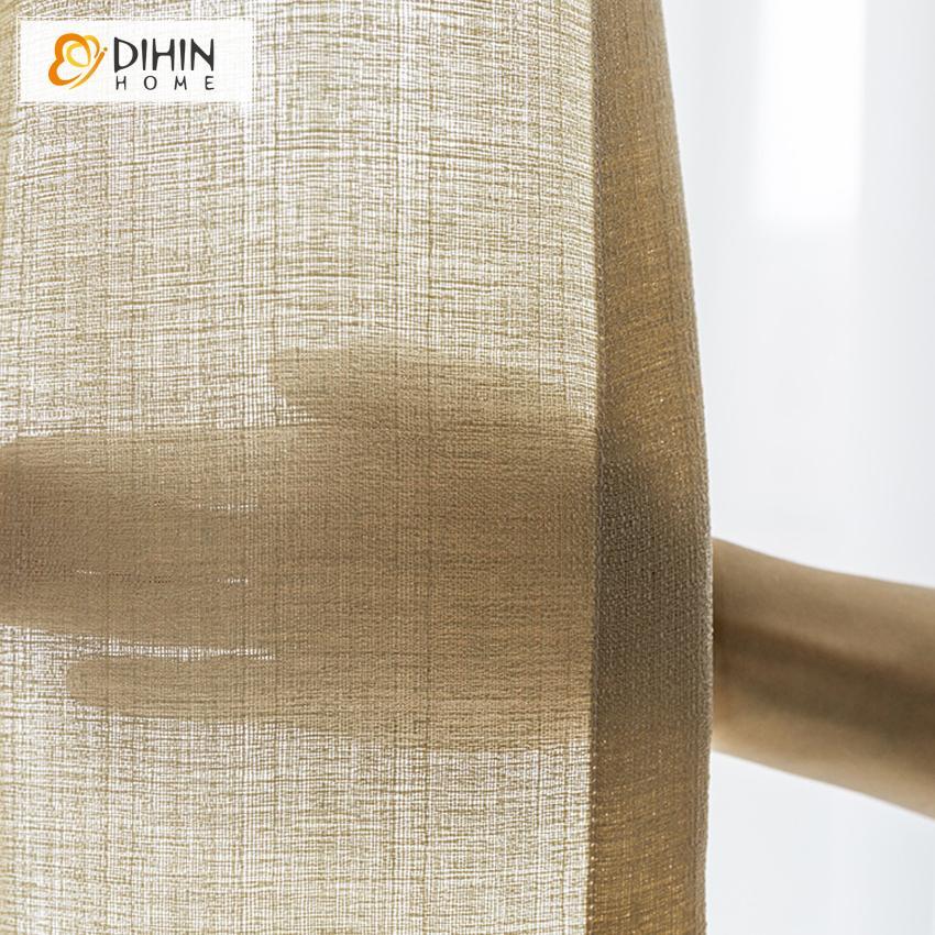 DIHIN HOME Modern Turmeric Day Curtain ,Sheer Curtain, Grommet Window Curtain for Living Room ,52x63-inch,1 Panel Roman Shades Curtains Window Blinds custom curtains blackout curtains curtains for living room sheer curtains curtain fabric linen curtains kitchen curtains velvet curtains pinch pleat curtains bay window curtains outdoor curtains pleated curtains floral curtains dining room curtains kitchen valances drapes for bedroom patio curtains nursery curtains grommet curtains