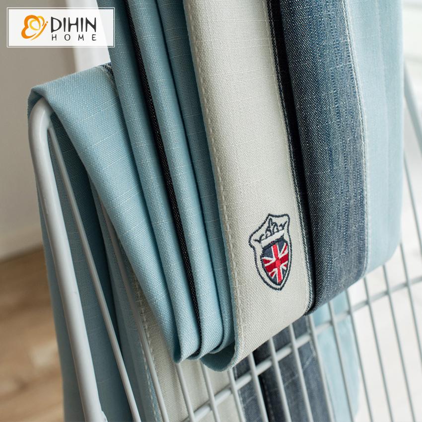 DIHIN HOME Modern Vintage Cotton Linen Embroidery Curtains,Blackout Grommet Window Curtain for Living Room ,52x63-inch,1 Panel Roman Shades Curtains Window Blinds custom curtains blackout curtains curtains for living room sheer curtains curtain fabric linen curtains kitchen curtains velvet curtains pinch pleat curtains bay window curtains outdoor curtains pleated curtains floral curtains dining room curtains kitchen valances drapes for bedroom patio curtains nursery curtains grommet curtains