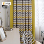 DIHIN HOME Modern Wave Printed Spliced Curtains，Blackout Grommet Window Curtain for Living Room ,52x63-inch,1 Panel Roman Shades Curtains Window Blinds custom curtains blackout curtains curtains for living room sheer curtains curtain fabric linen curtains kitchen curtains velvet curtains pinch pleat curtains bay window curtains outdoor curtains pleated curtains floral curtains dining room curtains kitchen valances drapes for bedroom patio curtains nursery curtains grommet curtains