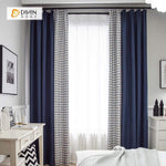 DIHIN HOME Modern Wave Shaped Spliced Curtains，Blackout Grommet Window Curtain for Living Room ,52x63-inch,1 Panel Roman Shades Curtains Window Blinds custom curtains blackout curtains curtains for living room sheer curtains curtain fabric linen curtains kitchen curtains velvet curtains pinch pleat curtains bay window curtains outdoor curtains pleated curtains floral curtains dining room curtains kitchen valances drapes for bedroom patio curtains nursery curtains grommet curtains