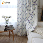 DIHIN HOME Modern Wave Stripes Fabric，Blackout Grommet Window Curtain for Living Room ,52x63-inch,1 Panel Roman Shades Curtains Window Blinds custom curtains blackout curtains curtains for living room sheer curtains curtain fabric linen curtains kitchen curtains velvet curtains pinch pleat curtains bay window curtains outdoor curtains pleated curtains floral curtains dining room curtains kitchen valances drapes for bedroom patio curtains nursery curtains grommet curtains