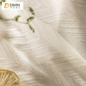 DIHIN HOME Modern Waves Sheer Curtains,Cotton Linen,Grommet Window Curtain for Living Room ,52x63-inch,1 Panel Roman Shades Curtains Window Blinds custom curtains blackout curtains curtains for living room sheer curtains curtain fabric linen curtains kitchen curtains velvet curtains pinch pleat curtains bay window curtains outdoor curtains pleated curtains floral curtains dining room curtains kitchen valances drapes for bedroom patio curtains nursery curtains grommet curtains