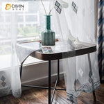 DIHIN HOME Modern Waves Spliced Curtains，Blackout Grommet Window Curtain for Living Room ,52x63-inch,1 Panel Roman Shades Curtains Window Blinds custom curtains blackout curtains curtains for living room sheer curtains curtain fabric linen curtains kitchen curtains velvet curtains pinch pleat curtains bay window curtains outdoor curtains pleated curtains floral curtains dining room curtains kitchen valances drapes for bedroom patio curtains nursery curtains grommet curtains
