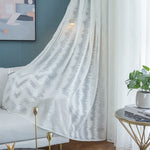 DIHIN HOME Modern Waves Striped,Sheer Curtain, Grommet Window Curtain for Living Room ,52x63-inch,1 Panel Roman Shades Curtains Window Blinds custom curtains blackout curtains curtains for living room sheer curtains curtain fabric linen curtains kitchen curtains velvet curtains pinch pleat curtains bay window curtains outdoor curtains pleated curtains floral curtains dining room curtains kitchen valances drapes for bedroom patio curtains nursery curtains grommet curtains