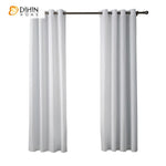 DIHIN HOME Modern White Color Curtains,Blackout Grommet Window Curtain for Living Room ,52x63-inch,1 Panel Roman Shades Curtains Window Blinds custom curtains blackout curtains curtains for living room sheer curtains curtain fabric linen curtains kitchen curtains velvet curtains pinch pleat curtains bay window curtains outdoor curtains pleated curtains floral curtains dining room curtains kitchen valances drapes for bedroom patio curtains nursery curtains grommet curtains