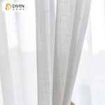 DIHIN HOME Modern White Day Curtain ,Sheer Curtain, Grommet Window Curtain for Living Room ,52x63-inch,1 Panel Roman Shades Curtains Window Blinds custom curtains blackout curtains curtains for living room sheer curtains curtain fabric linen curtains kitchen curtains velvet curtains pinch pleat curtains bay window curtains outdoor curtains pleated curtains floral curtains dining room curtains kitchen valances drapes for bedroom patio curtains nursery curtains grommet curtains