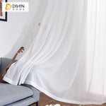 DIHIN HOME Modern White Delicate Touch Fashion Window Screening ,Sheer Curtain, Grommet Window Curtain for Living Room ,52x63-inch,1 Panel Roman Shades Curtains Window Blinds custom curtains blackout curtains curtains for living room sheer curtains curtain fabric linen curtains kitchen curtains velvet curtains pinch pleat curtains bay window curtains outdoor curtains pleated curtains floral curtains dining room curtains kitchen valances drapes for bedroom patio curtains nursery curtains grommet curtains