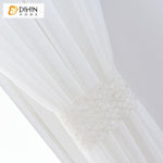 DIHIN HOME Modern White Delicate Touch Fashion Window Screening ,Sheer Curtain, Grommet Window Curtain for Living Room ,52x63-inch,1 Panel Roman Shades Curtains Window Blinds custom curtains blackout curtains curtains for living room sheer curtains curtain fabric linen curtains kitchen curtains velvet curtains pinch pleat curtains bay window curtains outdoor curtains pleated curtains floral curtains dining room curtains kitchen valances drapes for bedroom patio curtains nursery curtains grommet curtains