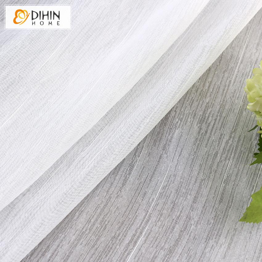 DIHIN HOME Modern White Delicate Touch Fashion Window Screening ,Sheer Curtain, Grommet Window Curtain for Living Room ,52x63-inch,1 Panel Roman Shades Curtains Window Blinds custom curtains blackout curtains curtains for living room sheer curtains curtain fabric linen curtains kitchen curtains velvet curtains pinch pleat curtains bay window curtains outdoor curtains pleated curtains floral curtains dining room curtains kitchen valances drapes for bedroom patio curtains nursery curtains grommet curtains