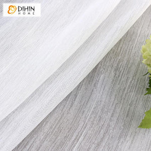 DIHIN HOME Modern White Delicate Touch Fashion Window Screening ,Sheer Curtain, Grommet Window Curtain for Living Room ,52x63-inch,1 Panel Roman Shades Curtains Window Blinds custom curtains blackout curtains curtains for living room sheer curtains curtain fabric linen curtains kitchen curtains velvet curtains pinch pleat curtains bay window curtains outdoor curtains pleated curtains floral curtains dining room curtains kitchen valances drapes for bedroom patio curtains nursery curtains grommet curtains