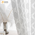 DIHIN HOME Modern White Diamond Shape Emboridered Sheer Curtain, Grommet Window Curtain for Living Room ,52x63-inch,1 Panelriped Roman Shades Curtains Window Blinds custom curtains blackout curtains curtains for living room sheer curtains curtain fabric linen curtains kitchen curtains velvet curtains pinch pleat curtains bay window curtains outdoor curtains pleated curtains floral curtains dining room curtains kitchen valances drapes for bedroom patio curtains nursery curtains grommet curtains