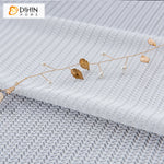DIHIN HOME Modern White Fishbone Pattern,Sheer Curtain,Grommet Window Curtain for Living Room ,52x63-inch,1 Panel Roman Shades Curtains Window Blinds custom curtains blackout curtains curtains for living room sheer curtains curtain fabric linen curtains kitchen curtains velvet curtains pinch pleat curtains bay window curtains outdoor curtains pleated curtains floral curtains dining room curtains kitchen valances drapes for bedroom patio curtains nursery curtains grommet curtains