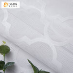 DIHIN HOME Modern White Geometric Sheer Curtain, Grommet Window Curtain for Living Room ,52x63-inch,1 Panel Roman Shades Curtains Window Blinds custom curtains blackout curtains curtains for living room sheer curtains curtain fabric linen curtains kitchen curtains velvet curtains pinch pleat curtains bay window curtains outdoor curtains pleated curtains floral curtains dining room curtains kitchen valances drapes for bedroom patio curtains nursery curtains grommet curtains